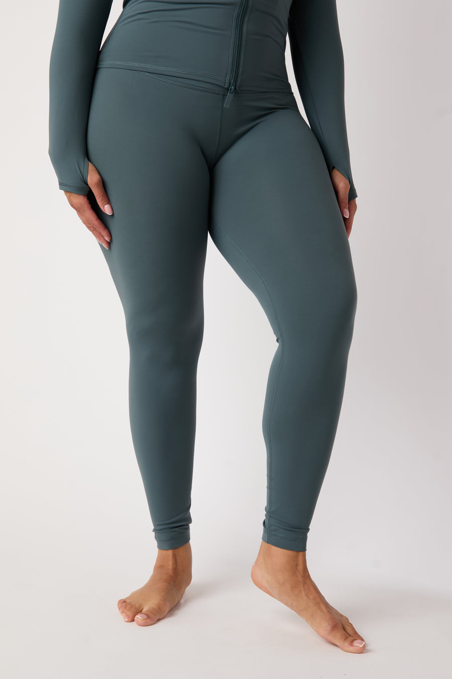 Feel Good High Waist Leggings - Stone