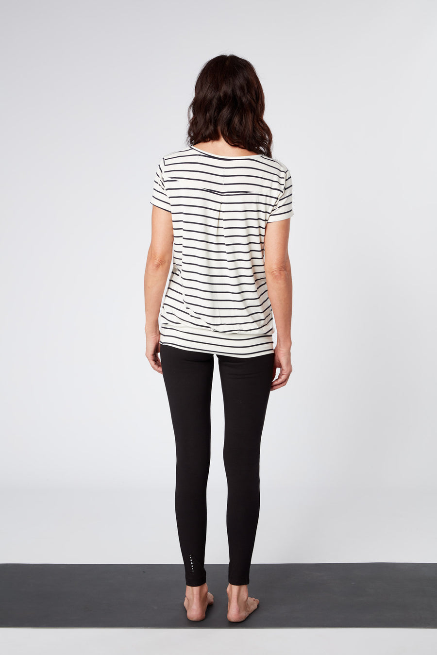 Smooth You Tee - Black and White Stripe